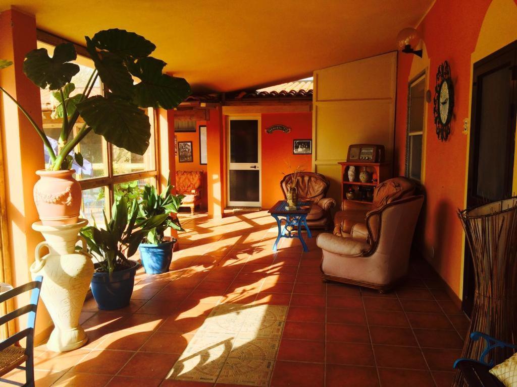 Il Bouganville Oristano Bagian luar foto
